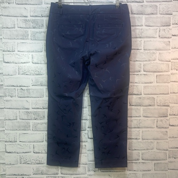 Ann Taylor Factory Petite Signature Bird Pants 8P - Picture 2 of 8